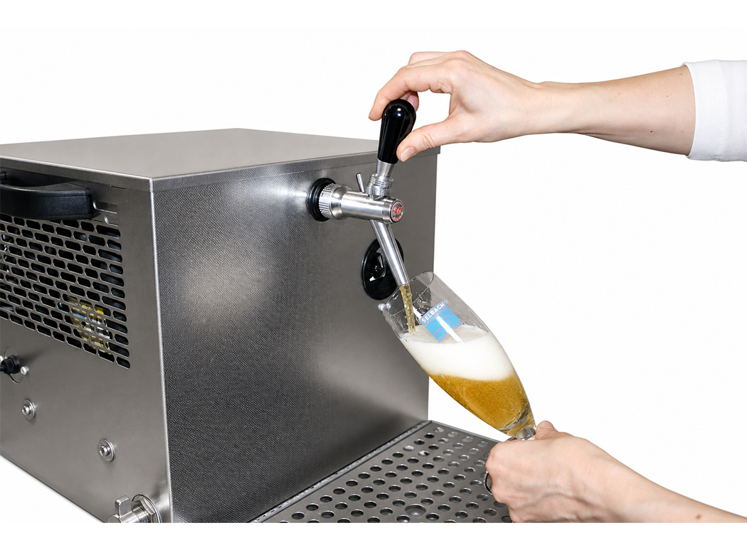 Pouring beer