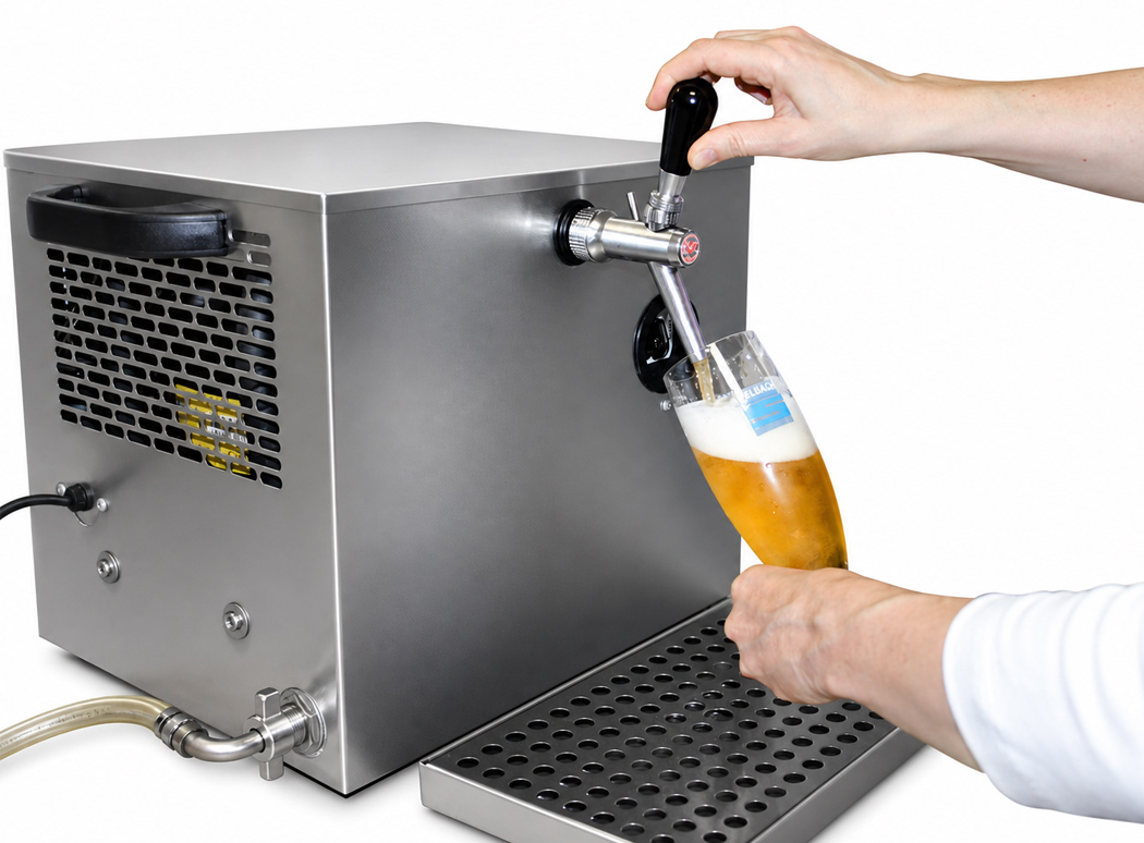 Pouring beer