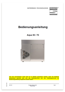 Bedienungsanleitung UTK AQUA 50 und 70